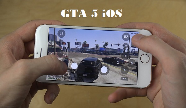 Playing GTA 5 with my iPhone