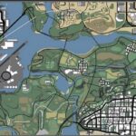 GTA San Andreas Map With Locations & Everything