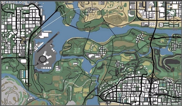 GTA San Andreas Map